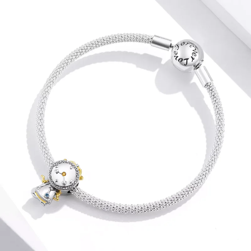 (immagine per) Charm tipo Pandora Orologio magico - BSC320 - Visualizza 3