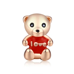 (immagine per) Charm tipo Pandora Orsacchiotto di peluche - BSC228