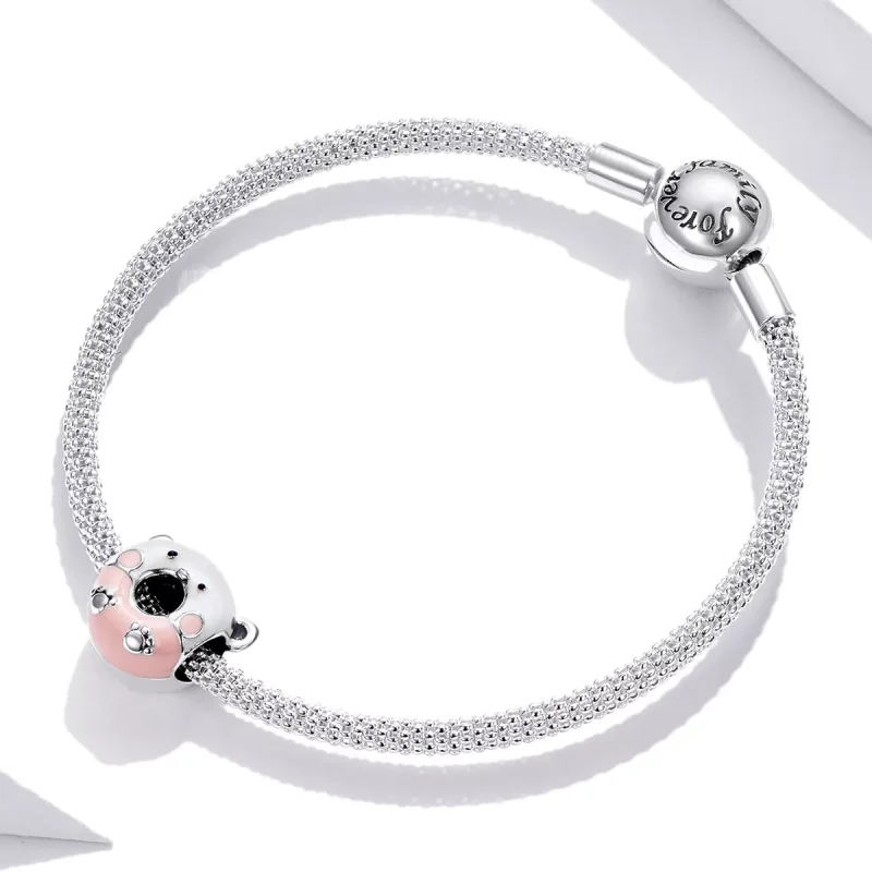 (immagine per) Charm tipo Pandora Orso ciambelle - SCC1876 - Visualizza 3