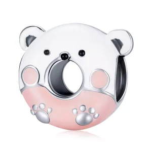 (immagine per) Charm tipo Pandora Orso ciambelle - SCC1876
