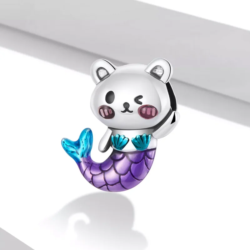 (immagine per) Charm tipo Pandora Orso coda di pesce - SCC2132 - Visualizza 2