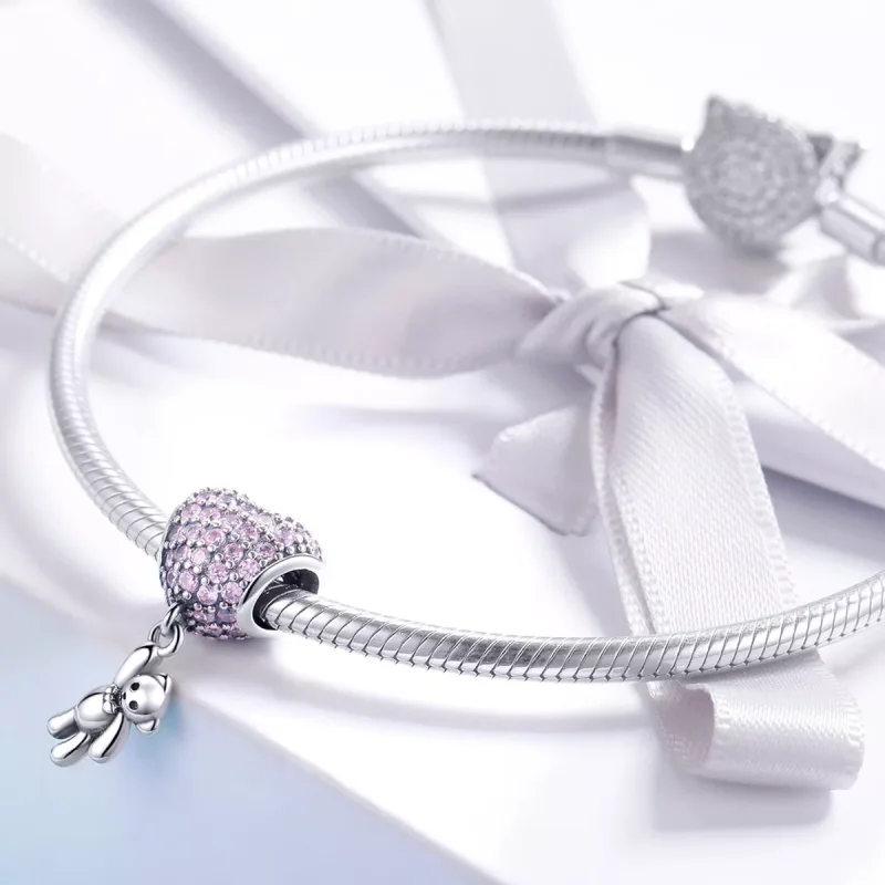 (immagine per) Charm tipo Pandora Orso e palloncino - SCC1054 - Visualizza 3