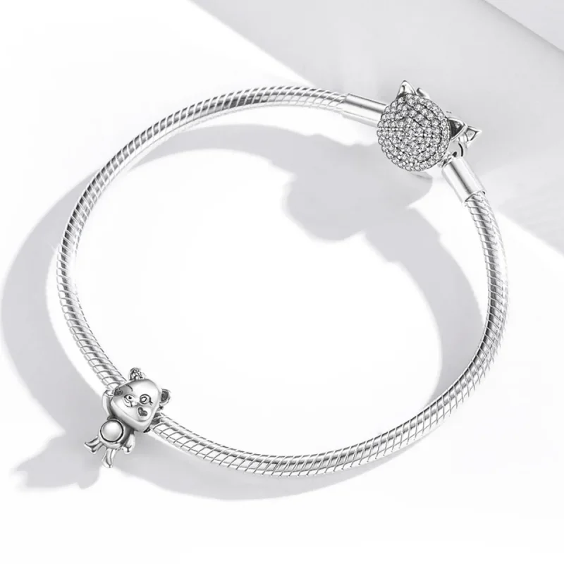 (immagine per) Charm tipo Pandora Orso giocoso - SCC1870 - Visualizza 4