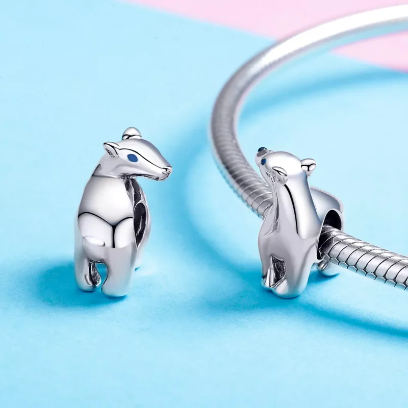 (immagine per) Charm tipo Pandora Orso polare - BSC058 - Visualizza 4