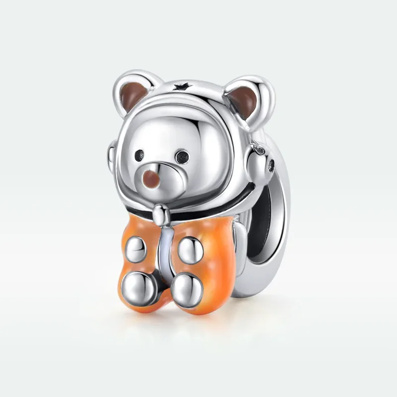 (immagine per) Charm tipo Pandora Orso spaziale - SCC1693 - Visualizza 5