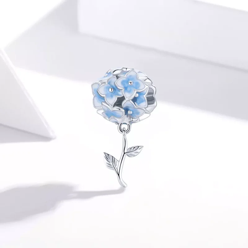 (immagine per) Charm tipo Pandora Ortensia - BSC392 - Visualizza 2