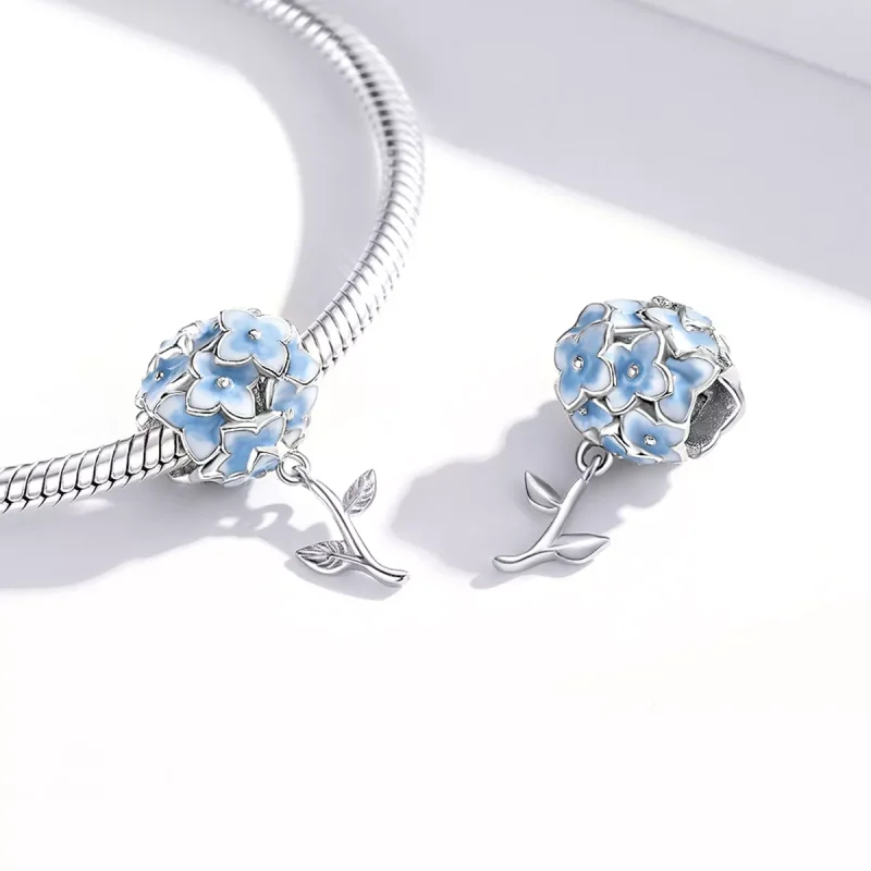 (immagine per) Charm tipo Pandora Ortensia - BSC392 - Visualizza 4