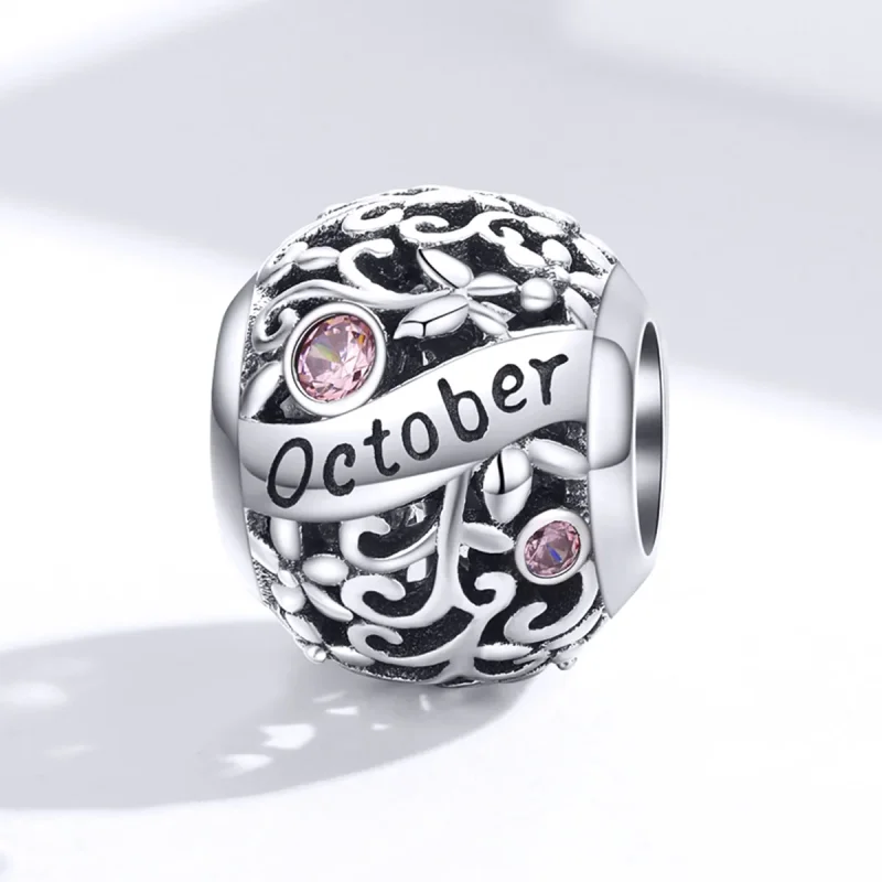 (immagine per) Charm tipo Pandora Ottobre Birthstone - SCC1385-10 - Visualizza 4