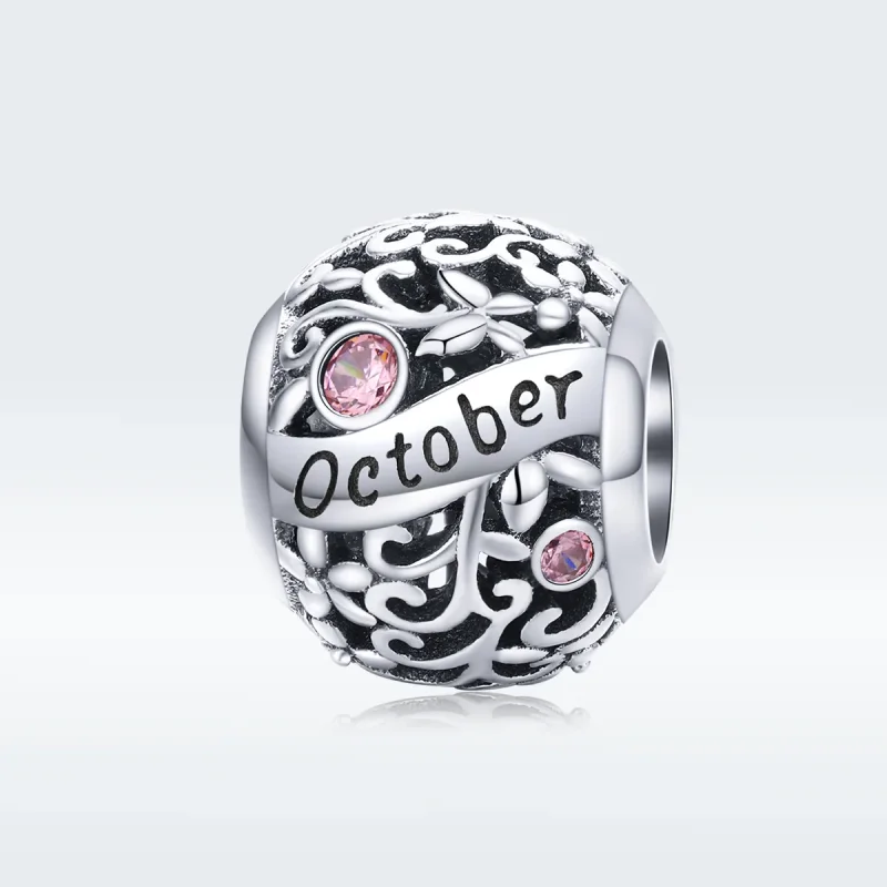 (immagine per) Charm tipo Pandora Ottobre Birthstone - SCC1385-10 - Visualizza 5