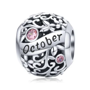 (immagine per) Charm tipo Pandora Ottobre Birthstone - SCC1385-10