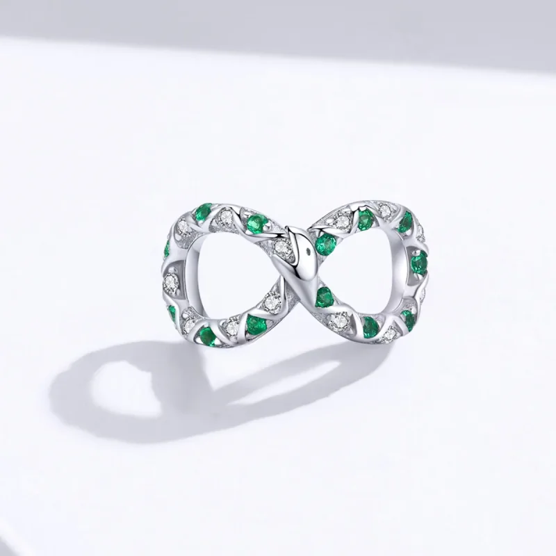 (immagine per) Charm tipo Pandora Ouroboros - BSC186 - Visualizza 2