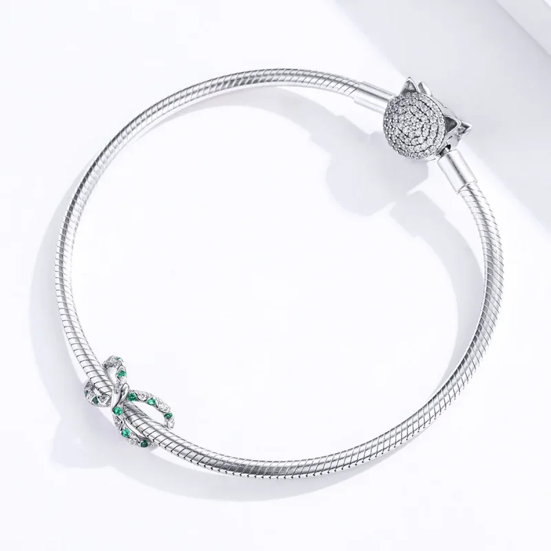 (immagine per) Charm tipo Pandora Ouroboros - BSC186 - Visualizza 3