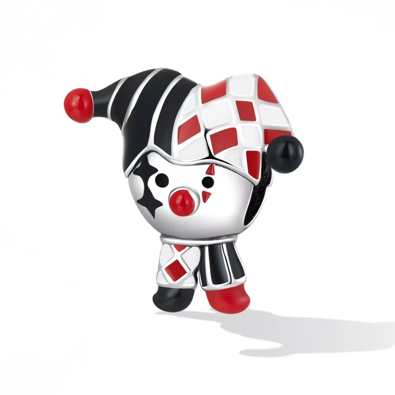 (immagine per) Charm tipo Pandora Pagliaccio del poker - SCC2237 - Visualizza 2