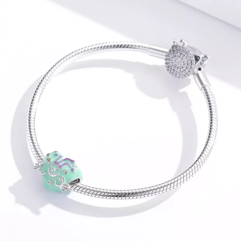 (immagine per) Charm tipo Pandora Pagliaccio felice - BSC292 - Visualizza 4