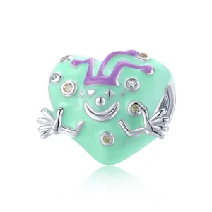(immagine per) Charm tipo Pandora Pagliaccio felice - BSC292