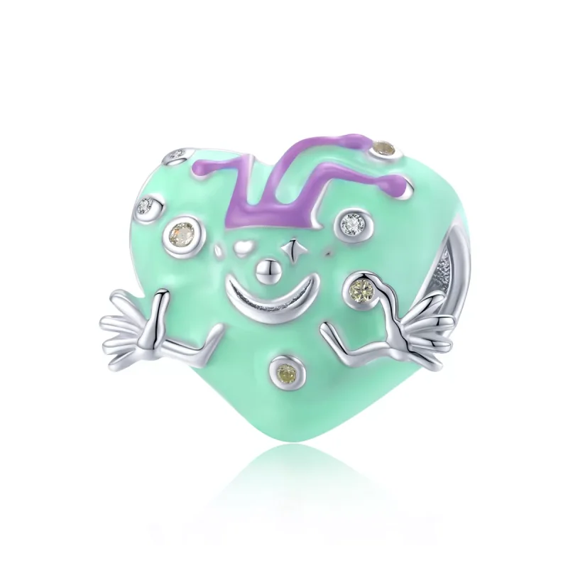 (immagine per) Charm tipo Pandora Pagliaccio felice - BSC292