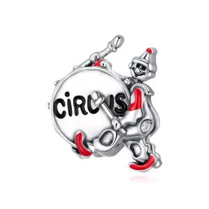 (immagine per) Charm tipo Pandora Pagliaccio tamburo - SCC1658
