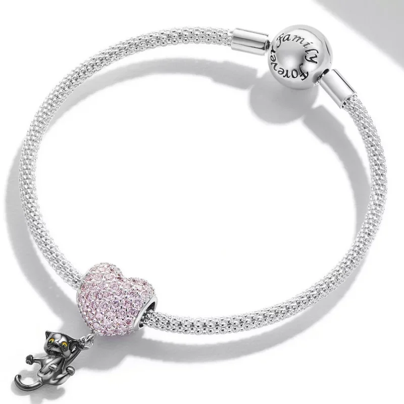 (immagine per) Charm tipo Pandora Palloncino d'amore Gatto nero - SCC2115 - Visualizza 3