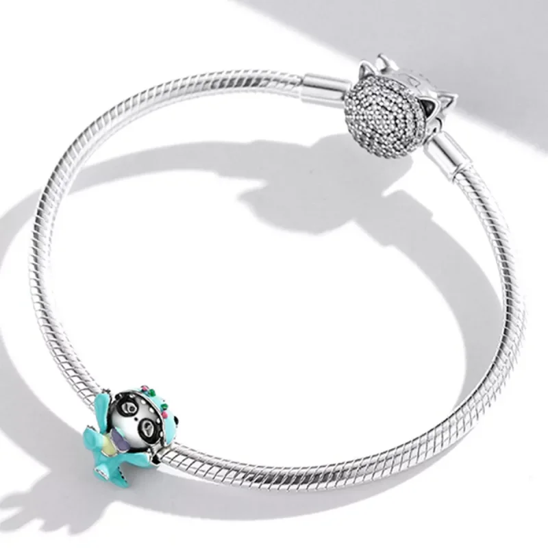 (immagine per) Charm tipo Pandora Panda divertente - SCC1933 - Visualizza 3