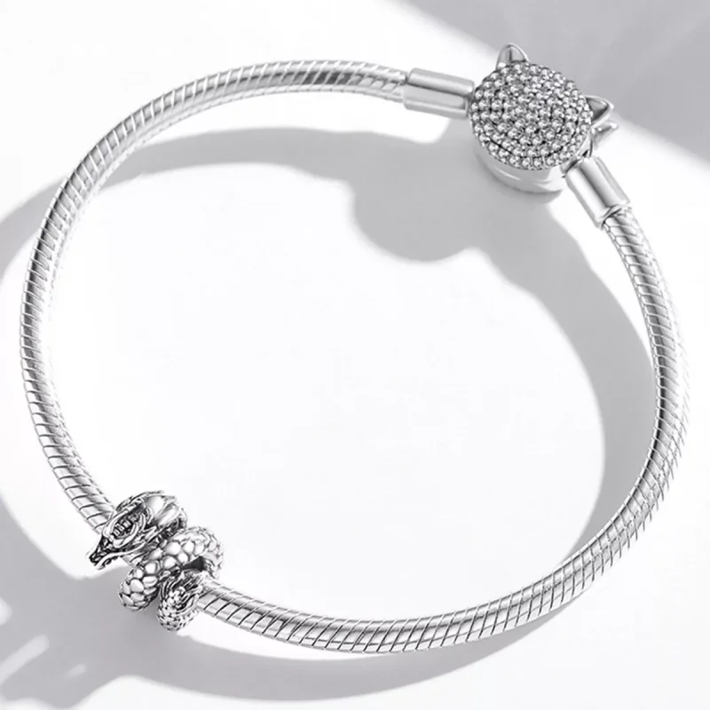 (immagine per) Charm tipo Pandora Panlong retrò - BSC546 - Visualizza 3