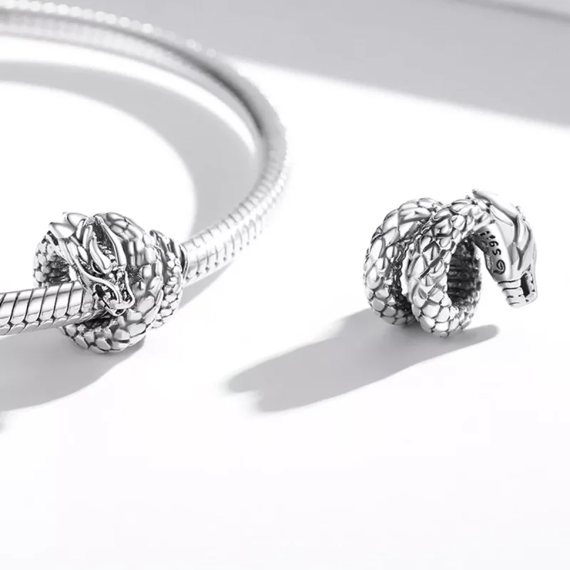 (immagine per) Charm tipo Pandora Panlong retrò - BSC546 - Visualizza 4