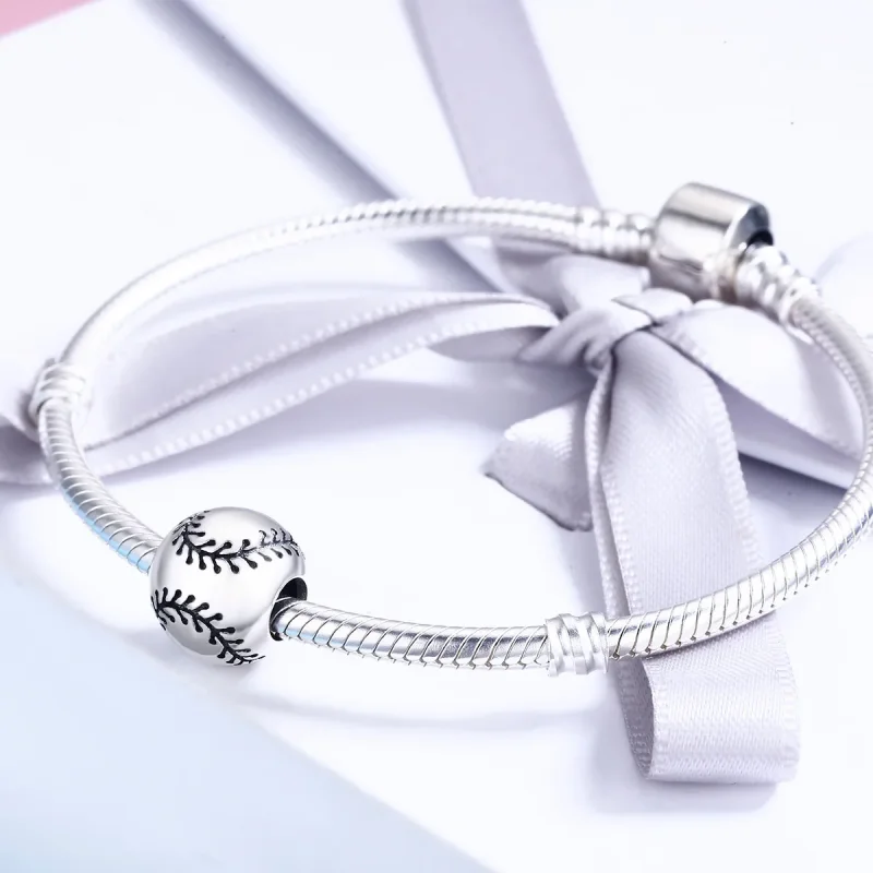 (immagine per) Charm tipo Pandora Passione per il baseball - SCC449 - Visualizza 4