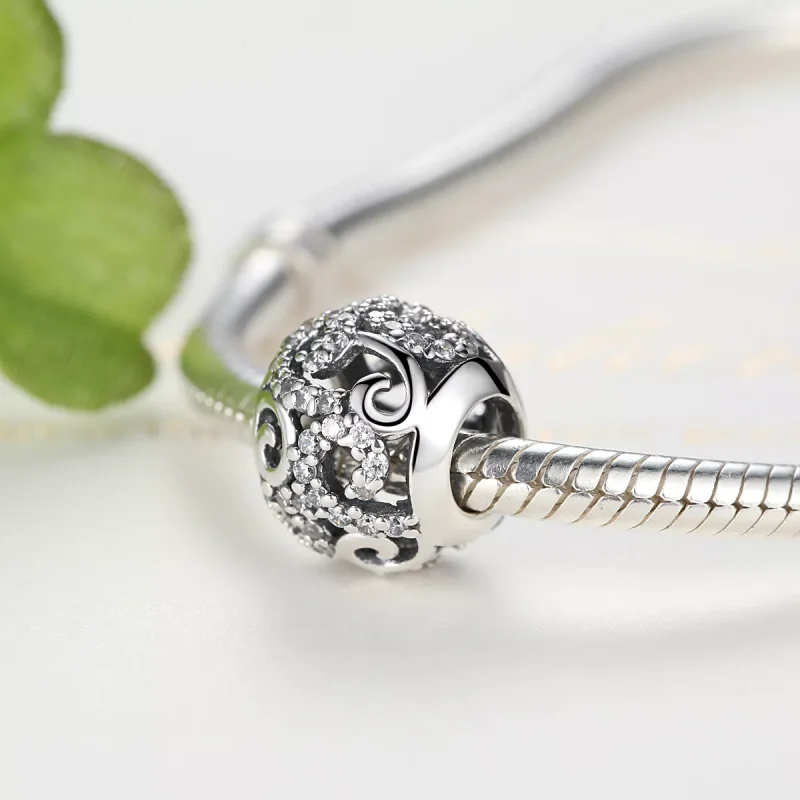 (immagine per) Charm tipo Pandora Pavé - SCC021 - Visualizza 4