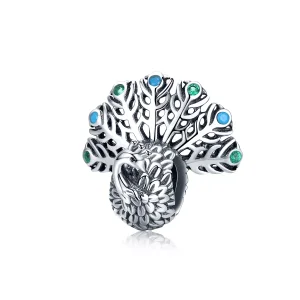 (immagine per) Charm tipo Pandora Pavone - SCC1260
