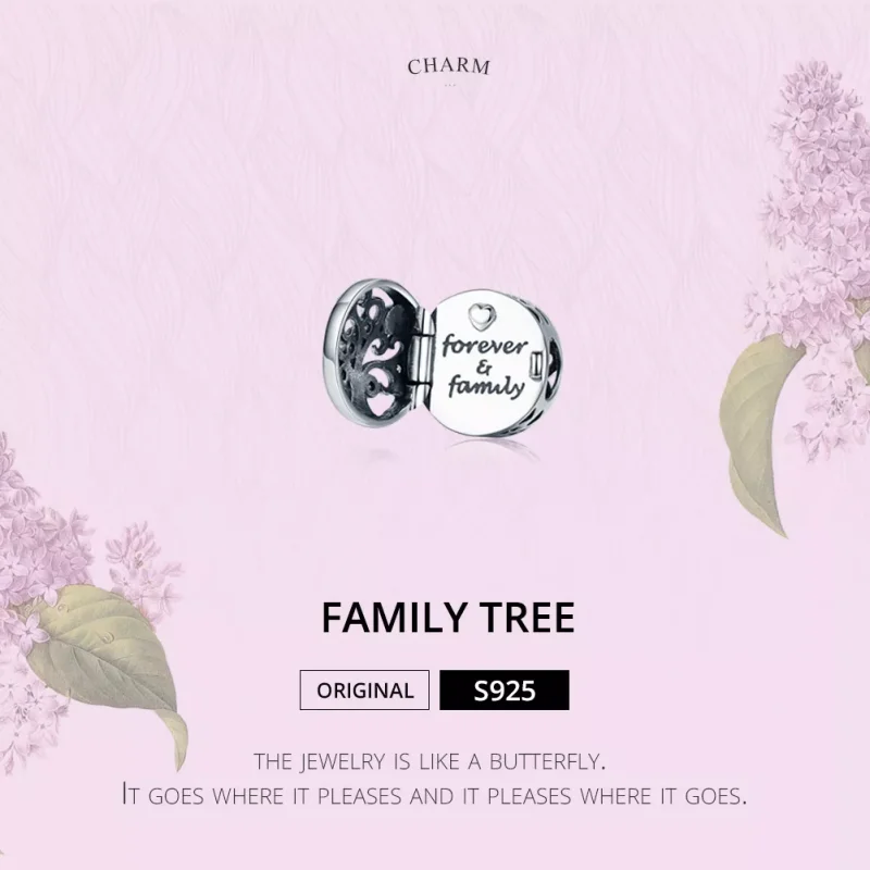 (immagine per) Charm tipo Pandora Per sempre e famiglia - SCC1259 - Visualizza 2