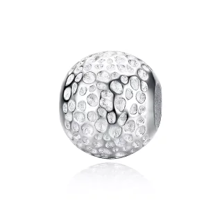 (immagine per) Charm tipo Pandora Perla con texture - SCC1245