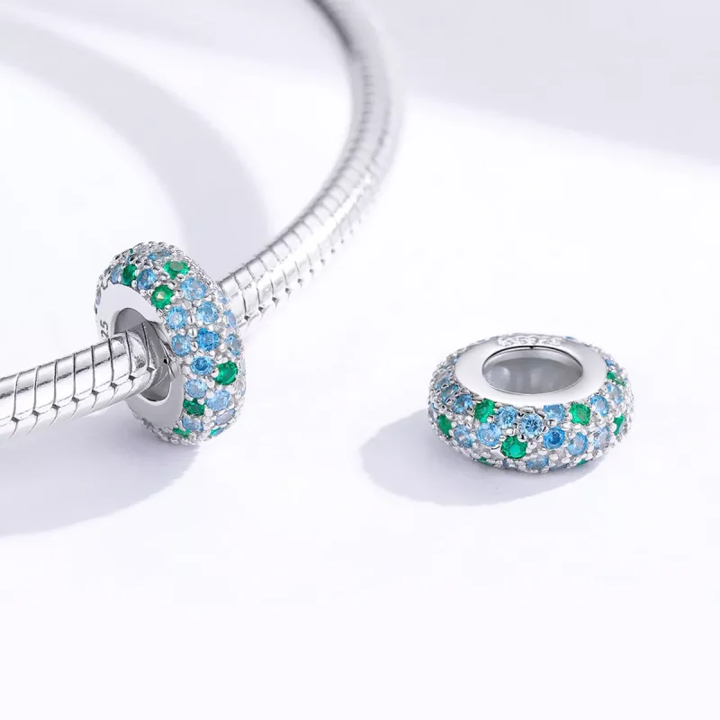 (immagine per) Charm tipo Pandora Perla d'acqua - BSC119 - Visualizza 3