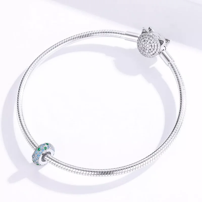 (immagine per) Charm tipo Pandora Perla d'acqua - BSC119 - Visualizza 4