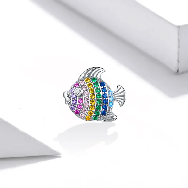(immagine per) Charm tipo Pandora Pesce colorato - SCC1803 - Visualizza 2