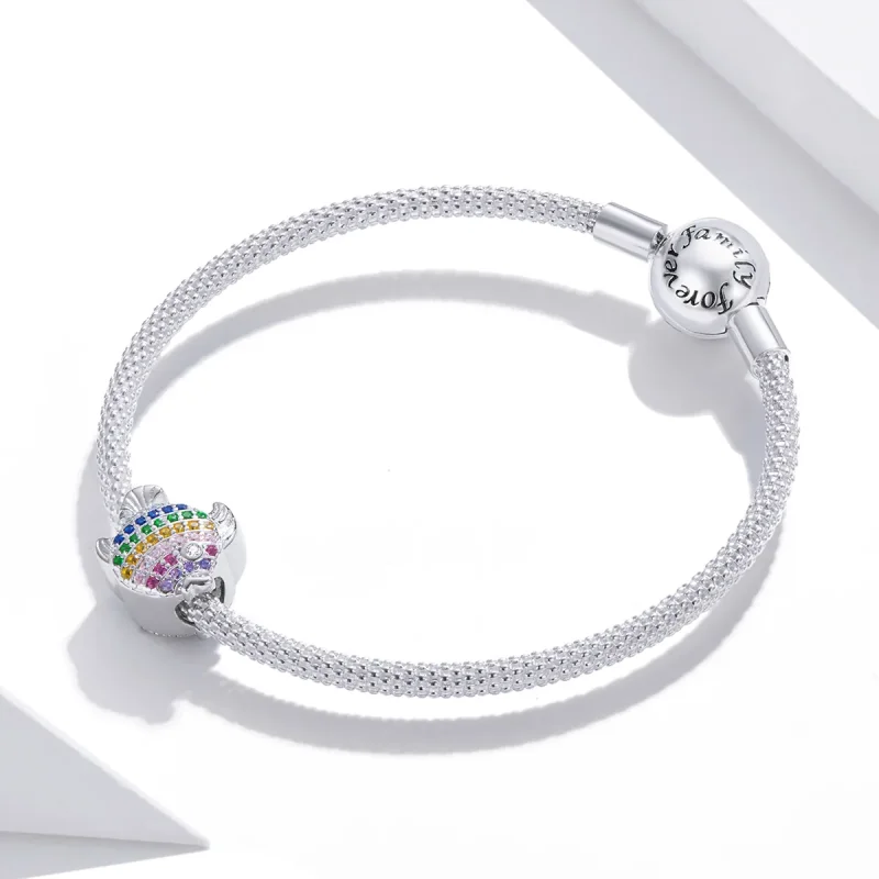 (immagine per) Charm tipo Pandora Pesce colorato - SCC1803 - Visualizza 3