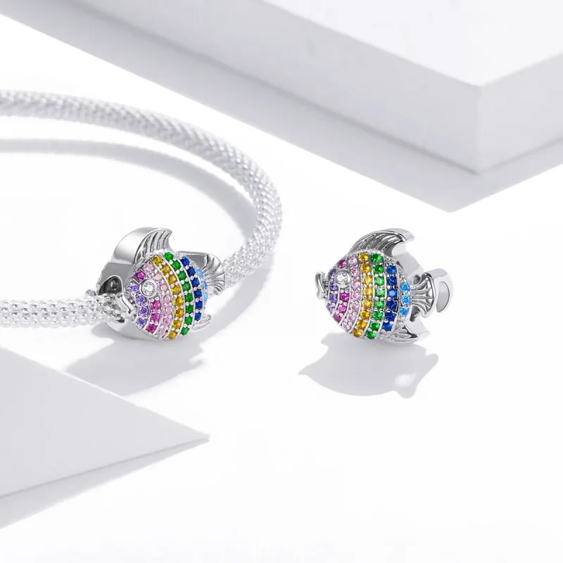(immagine per) Charm tipo Pandora Pesce colorato - SCC1803 - Visualizza 4