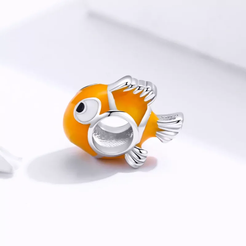 (immagine per) Charm tipo Pandora Pesce pagliaccio - BSC206 - Visualizza 4