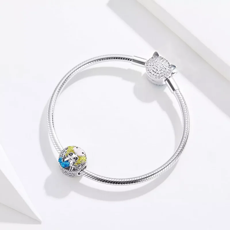 (immagine per) Charm tipo Pandora Pesci - BSC088 - Visualizza 3