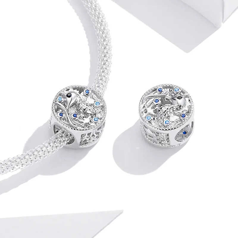 (immagine per) Charm tipo Pandora Piacevole cavalluccio marino - BSC266 - Visualizza 4