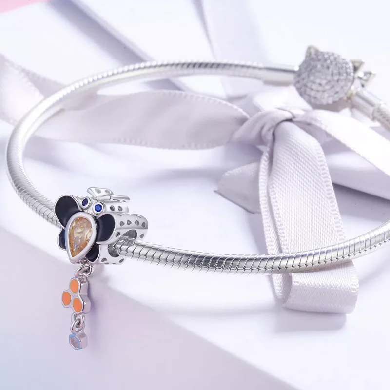 (immagine per) Charm tipo Pandora Piccola ape - BSC009 - Visualizza 4