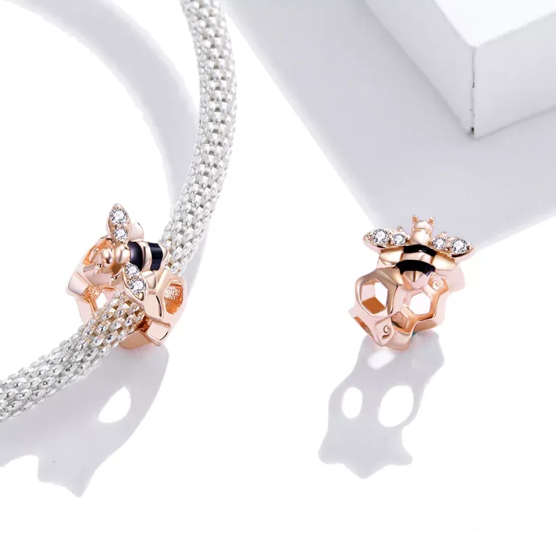 (immagine per) Charm tipo Pandora Piccola ape - BSC371 - Visualizza 4