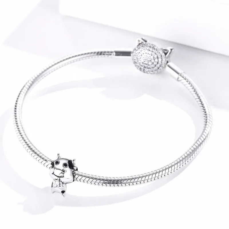 (immagine per) Charm tipo Pandora Piccola mucca - SCC1574 - Visualizza 3