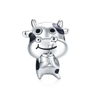 Charm tipo Pandora Piccola mucca - SCC1574 (immagine per) Charm tipo Pandora Piccola mucca - SCC1574