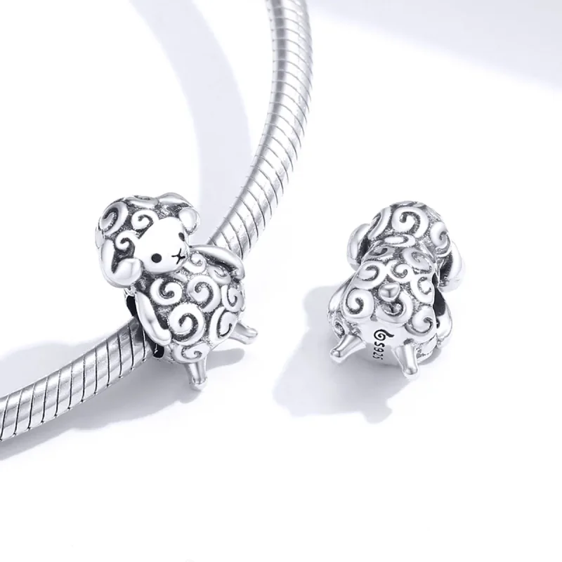 (immagine per) Charm tipo Pandora Piccola pecora - BSC187 - Visualizza 4