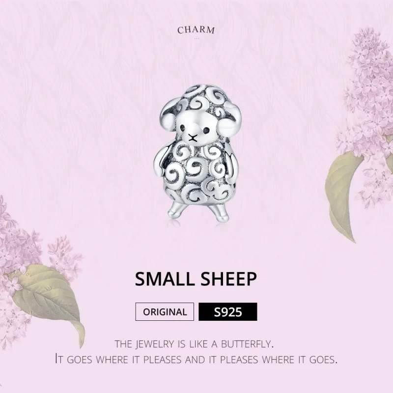 (immagine per) Charm tipo Pandora Piccola pecora - BSC187 - Visualizza 6