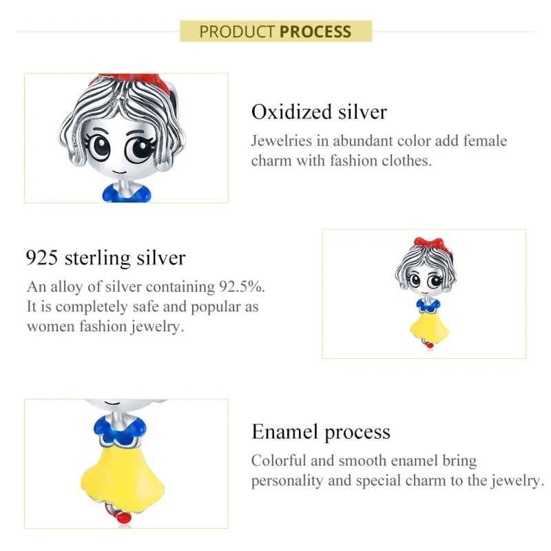 (immagine per) Charm tipo Pandora Piccola principessa - SCC1814 - Visualizza 7