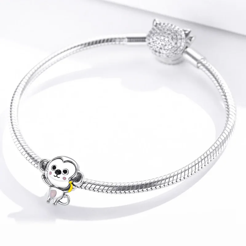 (immagine per) Charm tipo Pandora Piccola scimmia - SCC1575 - Visualizza 3