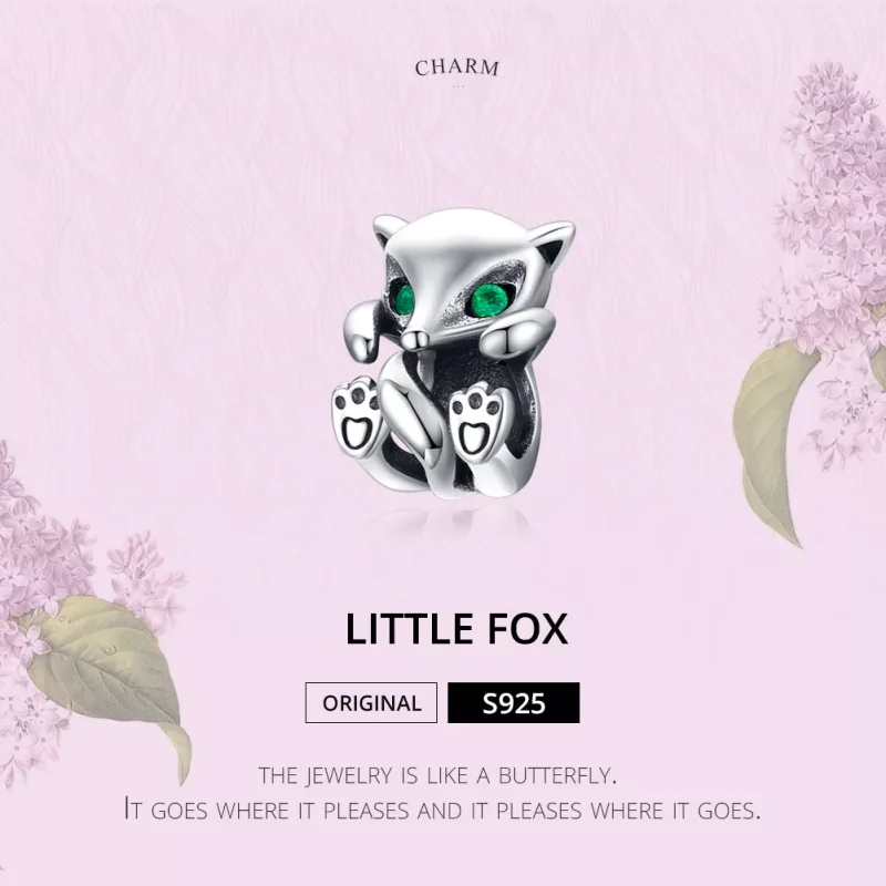 (immagine per) Charm tipo Pandora Piccola volpe - SCC1290 - Visualizza 2