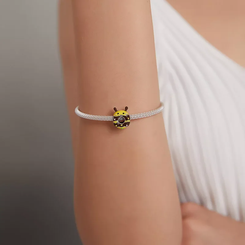 (immagine per) Charm tipo Pandora Piccole ciambelle dell'ape - SCC1878 - Visualizza 5