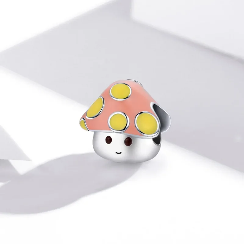 (immagine per) Charm tipo Pandora Piccoli Funghi Colorati - SCC1853 - Visualizza 2
