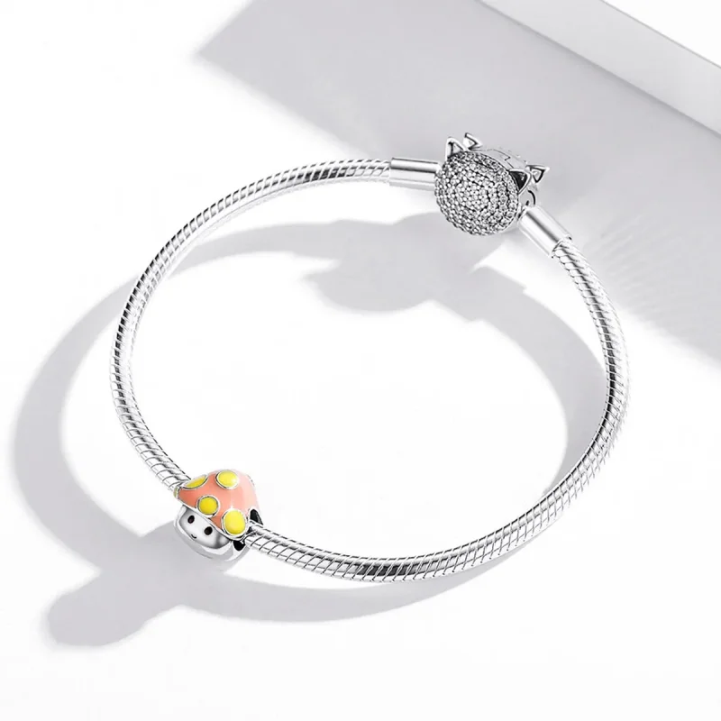 (immagine per) Charm tipo Pandora Piccoli Funghi Colorati - SCC1853 - Visualizza 3
